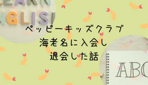 ペッピーキッズクラブ海老名に入会し退会した話