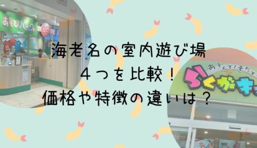 海老名の室内遊び場４つを比較！価格や特徴も