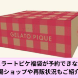 ジェラピケ福袋予約できない