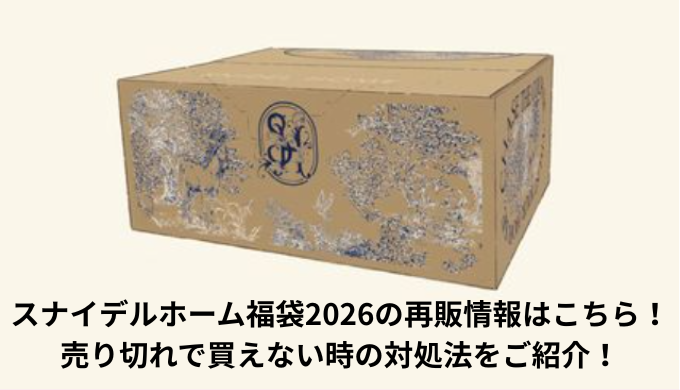 スナイデルホーム福袋再販